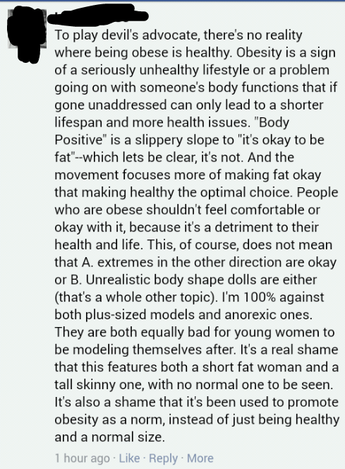 snout:“im totally against promoting eating disorders but fat people shouldn’t