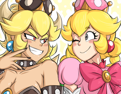  Peachser/Bowsette (?) based off of this comic~