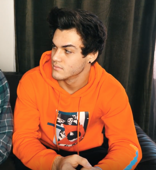 dolan twins hoodie orange