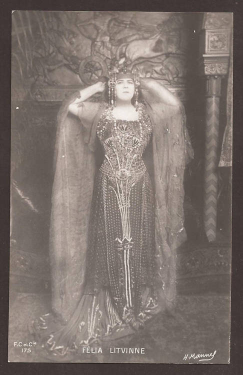 1900s Original Antique French Postcard… Edwardian Stage Belle Epoque Theatre Actress Felia Li