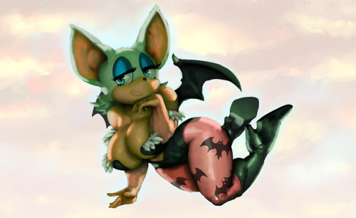 I guess I can start with THIS. Might be a little late but here’s a buxom bat I drew for hallow’s eve