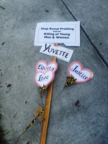 america-wakiewakie:Anti Police-Terror Project Holds Rally and Vigil for Yuvette HendersonFebruary 21st, 2015(Oakland) - In the early afternoon of Tuesday, February 3rd, Yuvette Henderson, a 38 year old mother of two children, was shot and killed by the