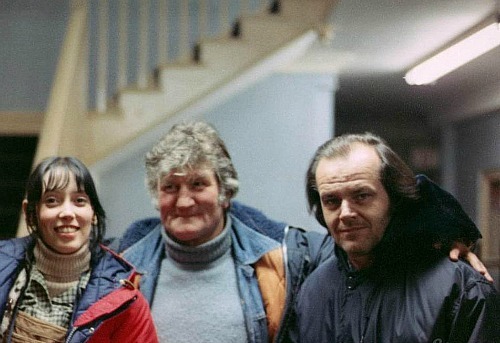  On the set of The Shining [1980]. 
