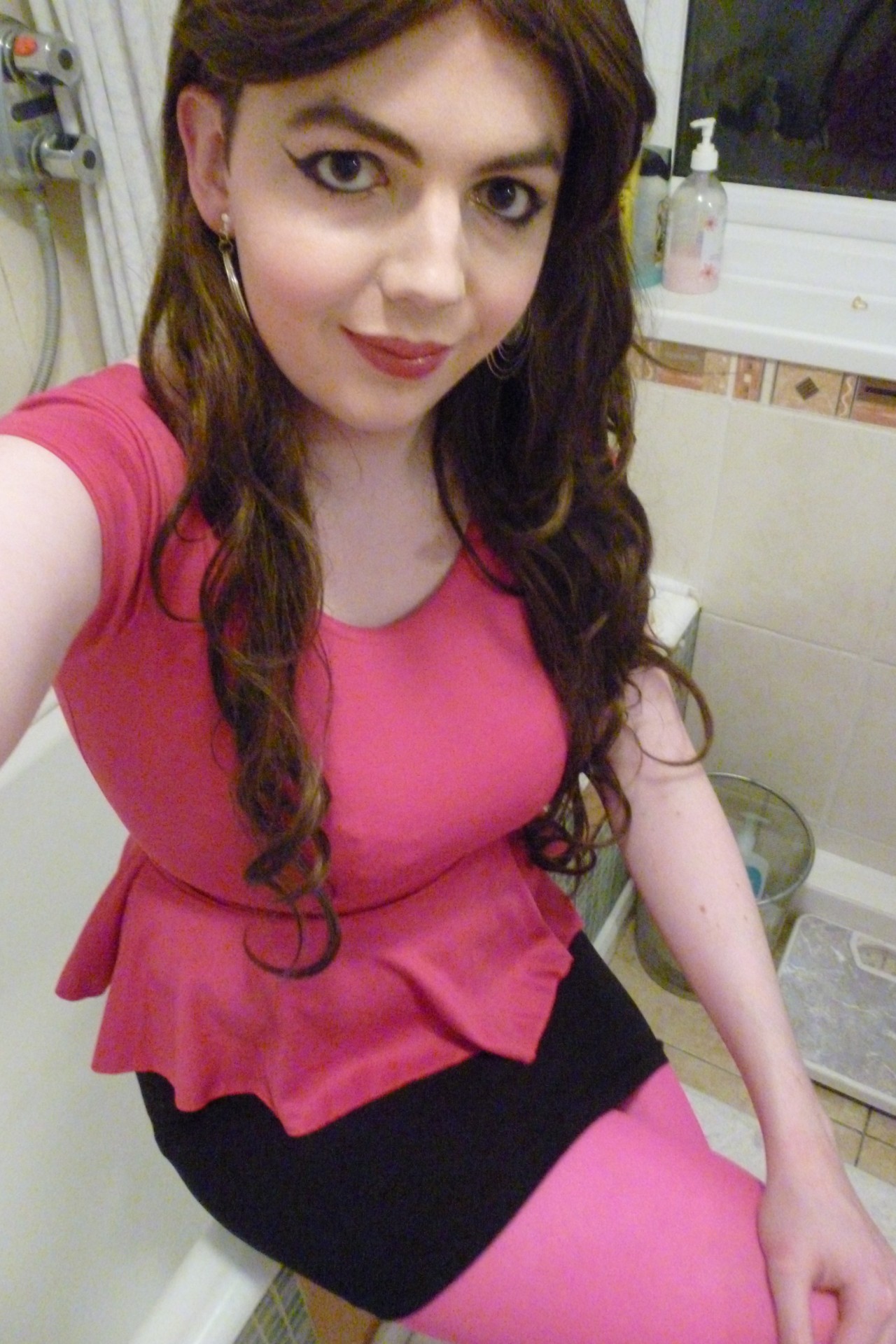 lucy-cd:  PicturesFirst outfit with pink tights, I’ve had them for a long time