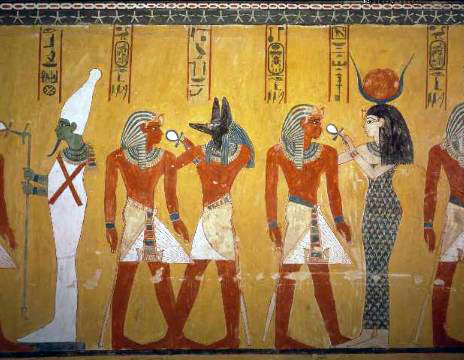Thutmose IV and Gods, 18th dynasty