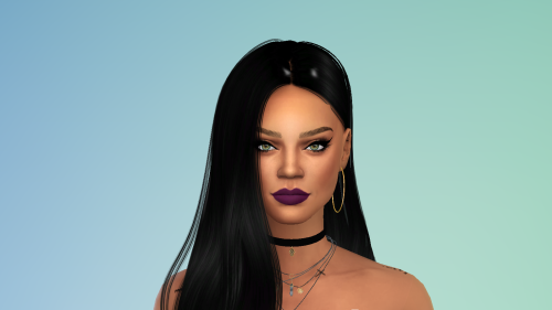 thotbrey:I love my Rihanna sim for Sims 4! This is perfect