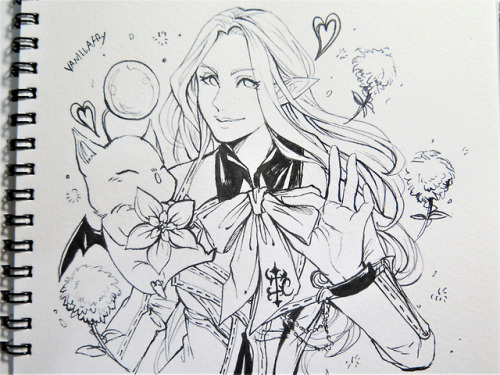 vanillafry:Inktober 2018 Days 7 to 12, otherwise known as Heavensward Babes Week (where is Day 8..id