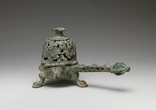 Incense burnerIran, 8th-9th century (early Abbasid period cast bronze, 5 in highIncense burners like
