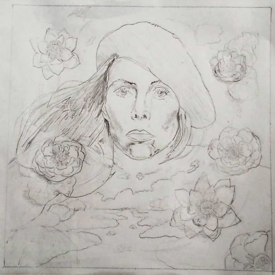 Joni Mitchell, art by kirimakey (kirikiri0520).