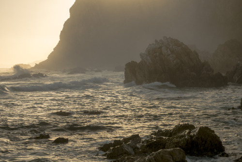 Dusk rocksThe Otter Trail, South Africa