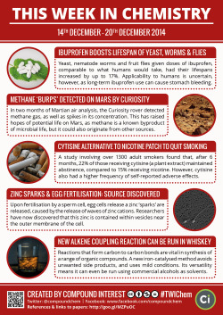 compoundchem:  This Week in Chemistry: Methane