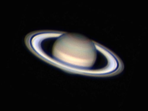 Saturn And Jupiter You Can See Jupiter’s Moon, Io, Casting A Shadow Onto The Gas Giant.   Credit And