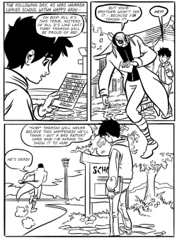 From /co/: Pretty much Big Hero 6 (sans the Baymax bits) in a nutshell. Based on this infamous comic book page: 
