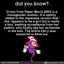 did-you-kno:Vivian from Paper Mario 2004