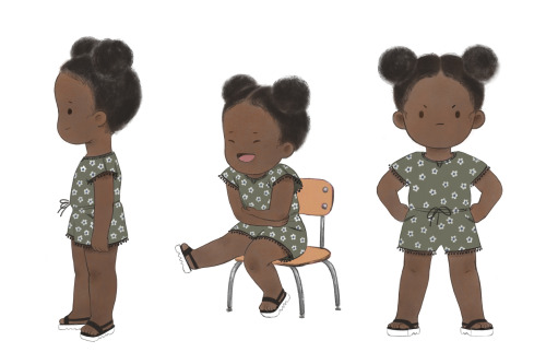 JuneI love this pom pom hairstyle so I thought I’d flex my character design muscles a bit. Meet June