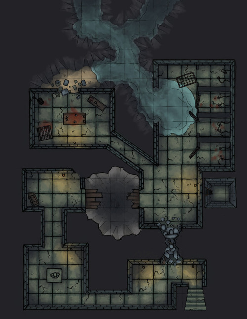 The Darker Dilapidated Dungeon - A revised map.Reddit had some smart suggestions/observations on thi