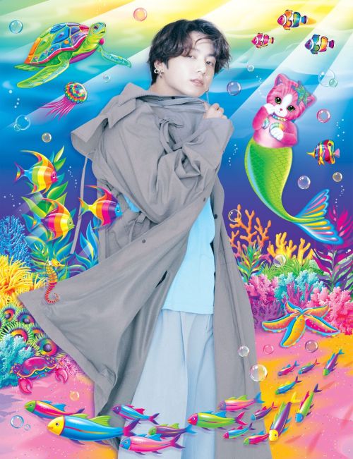 BTS X Lisa Frank X Virgil Abloh for PAPER Magazine