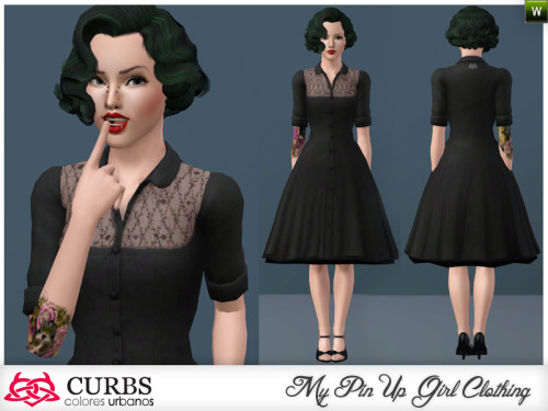 ⸸ Rockabilly Dresses Sets by Colores Urbanos ⸸*Set 01 // Short URL: https://www.thesimsresource.com/