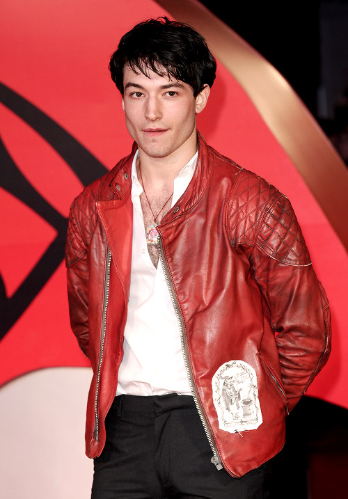 dcfilms:Ezra Miller attends the European Premiere of ‘Batman V Superman: Dawn Of Justice’ at Odeon L