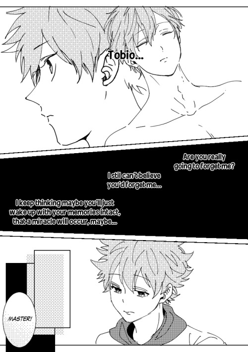 nanasemyname:【腐向けＨＱ】アンドロイドカレシ【影日】 “ANDROID BOYFRIEND” - permission to translate was given by the art