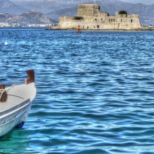 Το Μπούρτζι, Ναύπλιον.Bourtzi, Nafplio#sea #fort#nafplio #greece#ig_greece #wu_greece #gf_greece #te