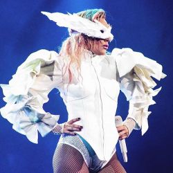 xojoanne:    December 16: Lady Gaga performing at the Joanne World Tour in Las Vegas, NV.   