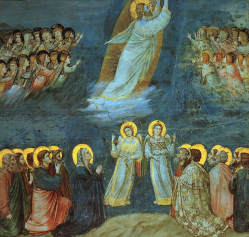 artist-dibondone: The Ascension, 1305, Giotto Di BondoneMedium: fresco