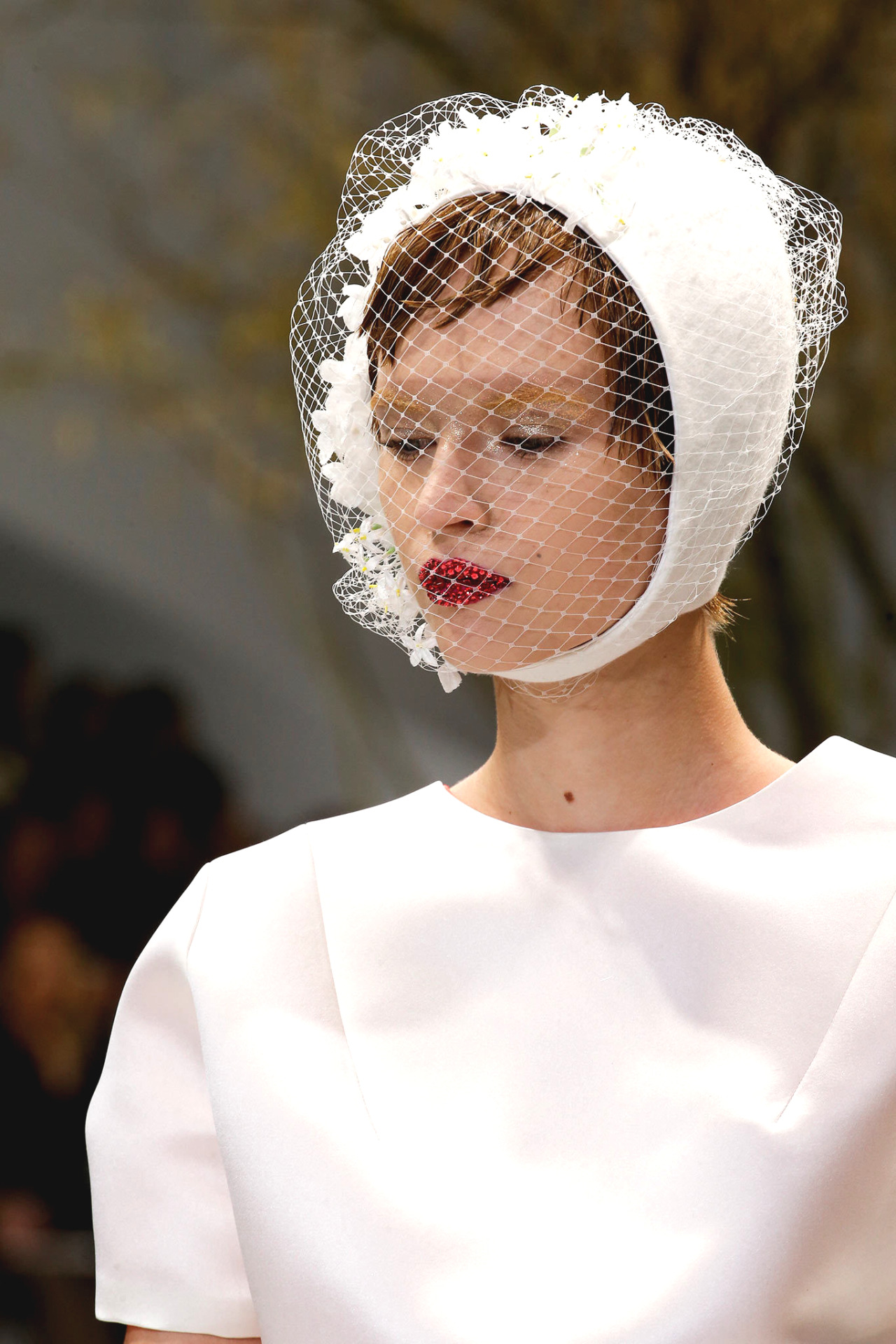 Anabela Belikova at Christian Dior Haute Couture spring 2013