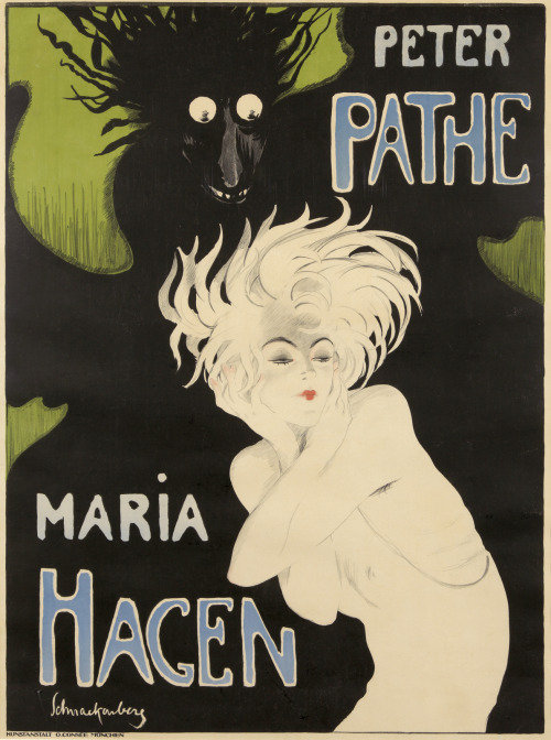 rare-posters:  Walter Schnackenberg Peter Pathe / Maria Hagen. ca. 1918. Läderlappen. ca. 1922 