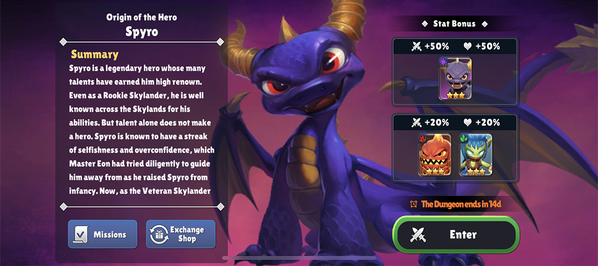 skylanders ring of heroes spyro