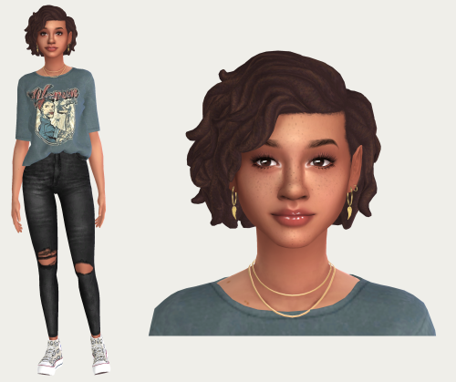 baseicsimmer: BGC CC makeovers of Maxis-created sims on the galleryMelany Arriagafrom “Moschin