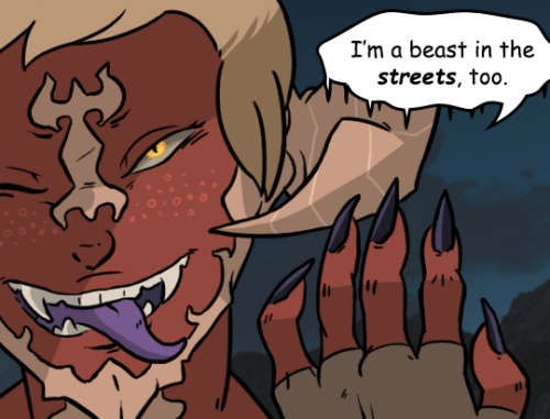 Beast in the StreetsAn incredibly self-indulgent, self-contained comic for Obake Kokai. Please enjoy