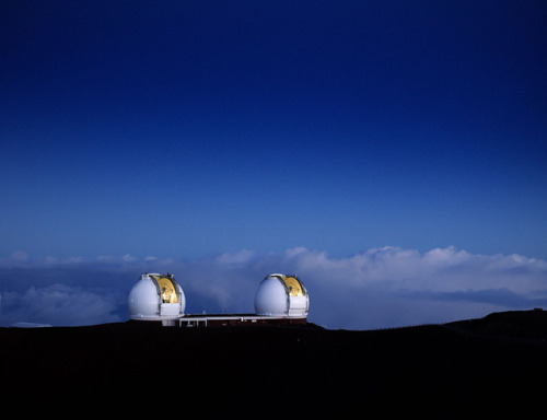 The W. M. Keck Observatory is a two-telescope astronomical observatory at an elevation of 4,145 mete