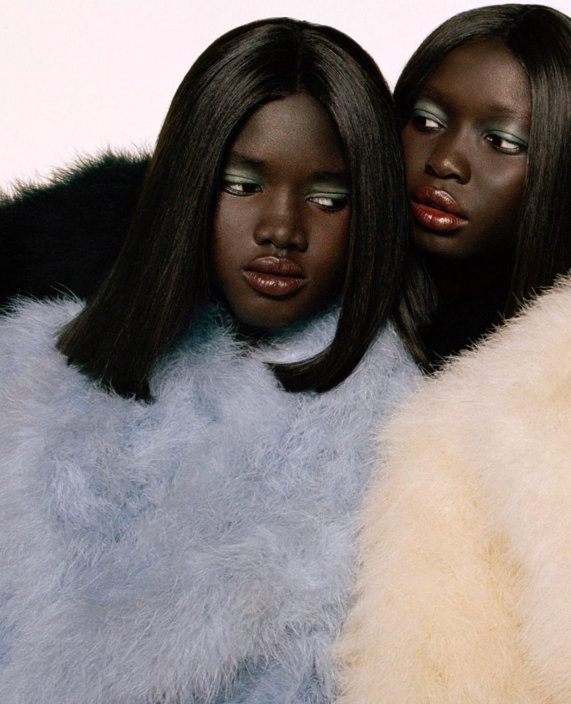 distantvoices:Amam Abit Ajak, Nyakong Chan by Hugo Comte for 16Arlington SS23 Campaign 