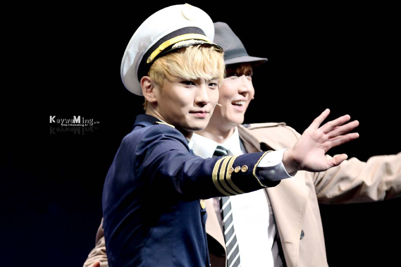 forevershiningshinee:  Lovely Captain FranKey - Catch Me If You Can Musical 121216 #10