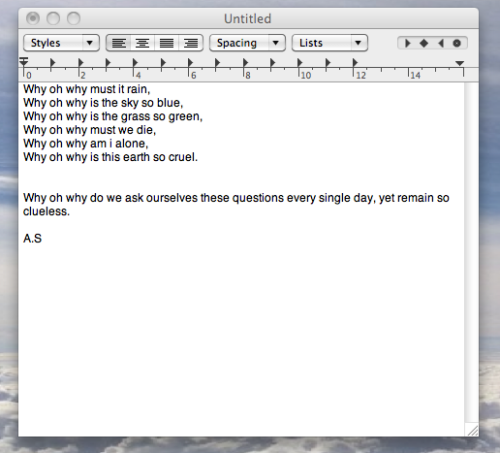 exhael:  just a short little poem i thought i’d share 