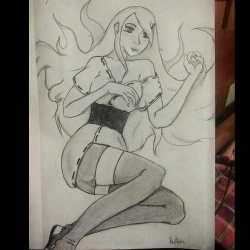 Kushina Uzumaki sketch from Naruto  #kushina #uzumaki #kushinauzumaki #naruto #narutoshippuden #sketch #art