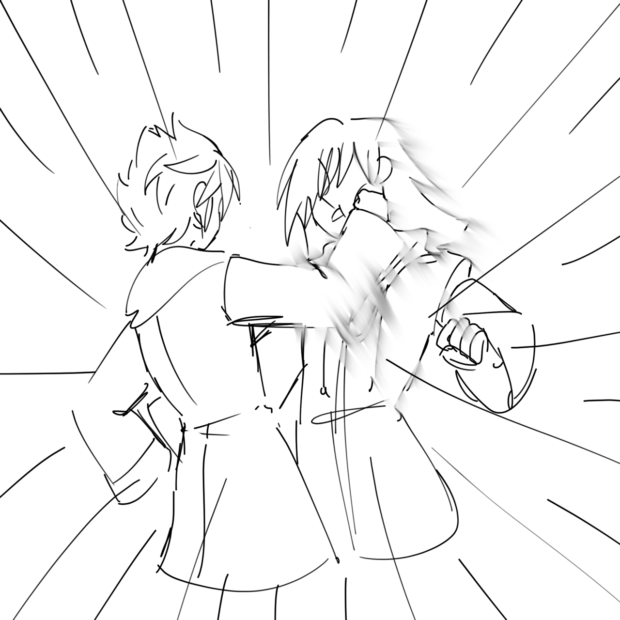 akimojo:  darkangelwitch: akimojo:    I honestly love Roxas being a smol angry bitch and Riku being a cocky piece of shit- one of my fave dynamics istg pfhfnf  I like to think every interaction between Roxas and Riku ends up with Riku being punched in