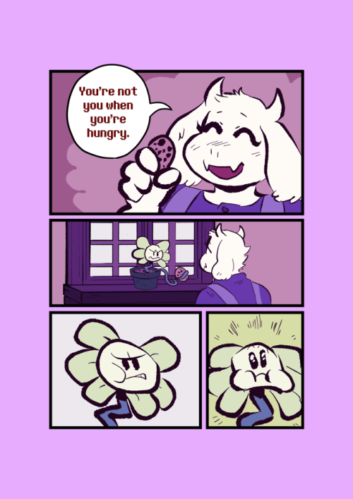 starlightshore: flowey, eat a snickers!