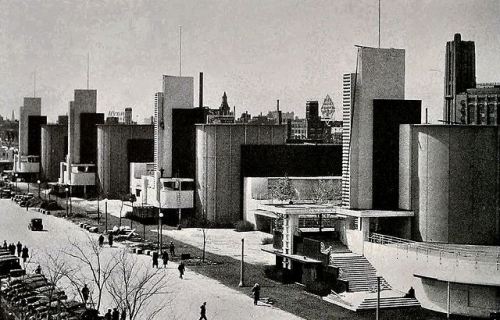 danismm:Century of Progress, Chicago 1933. General Exhibits Group. Arch. Wiley Corbett.