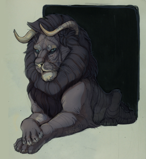  Inktober doodle feauting Ragnar I colored not being able to do anything more ambitious :v …c