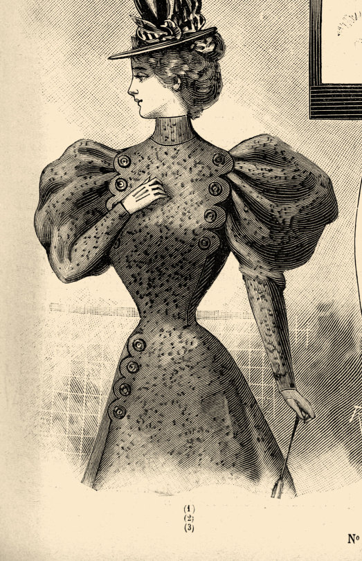 La Mode Nationale, No. 39, 26 Septembre 1896, Paris. No. 18. Groupe De Toilettes Nouvelles. Bibliothque