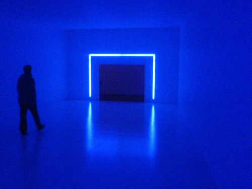 projectorss:Blue room, James Turrell, Yorkshire Sculpture Park by new folder on Flickr.my blue perio