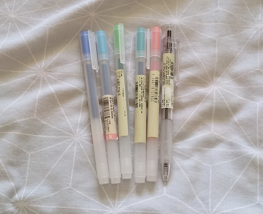 These pens are from Wish and I somehow prefer them over stabilo and  staedtler fine liners. They write much smoother and just feel better. I got  them when I didn't have much