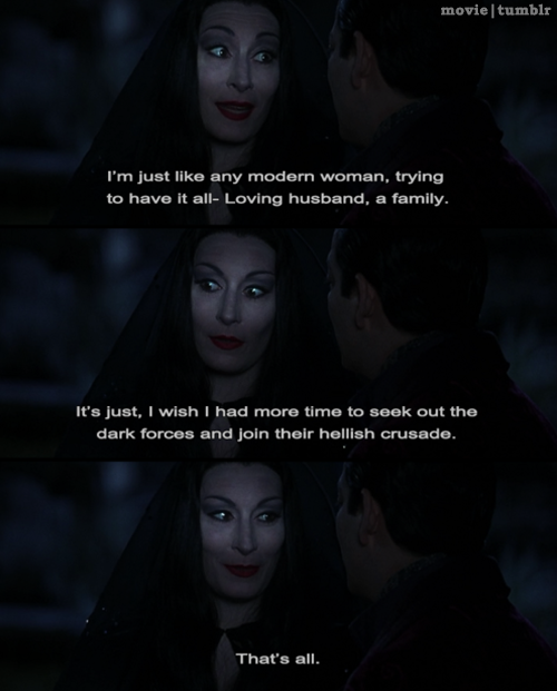 movie: Morticia Addams from The Addams Family | Addams Family facts