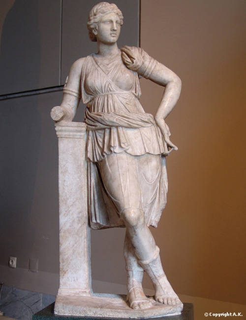 elaphos: yourearthstar: elaphos: pink-lemonade-rose: Artemis (Roman copy of 4th century BCE original
