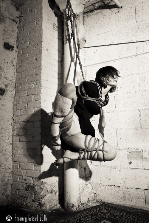 ropeandthings:  kissmedeadlydoll:  Shibari & Photography by Amaury Grisel   shibari, socks, and suspension…aweeeeeeeeeeesomeeee.!