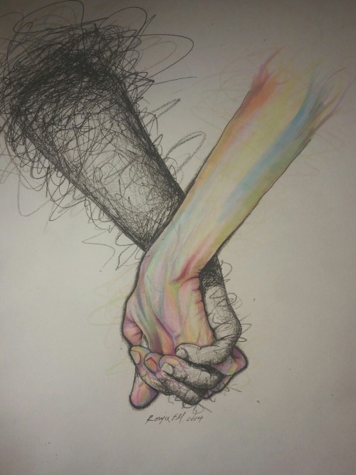 anaxxbananas:this is so amazing look at how the fingertips are changing  Forever reblog