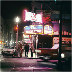 la-beaute&ndash;de-pandore:     Leigh Wiener    Miles Davis, San Francisco, 1961  