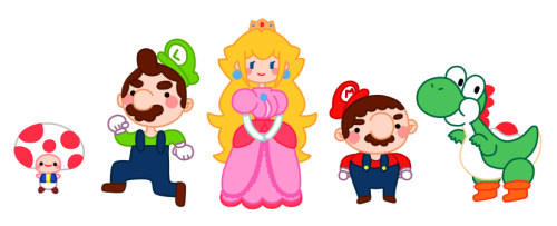 ♪ ♫ The Mushroom Kingdom Squad! ♪ ♫ My Redbubble